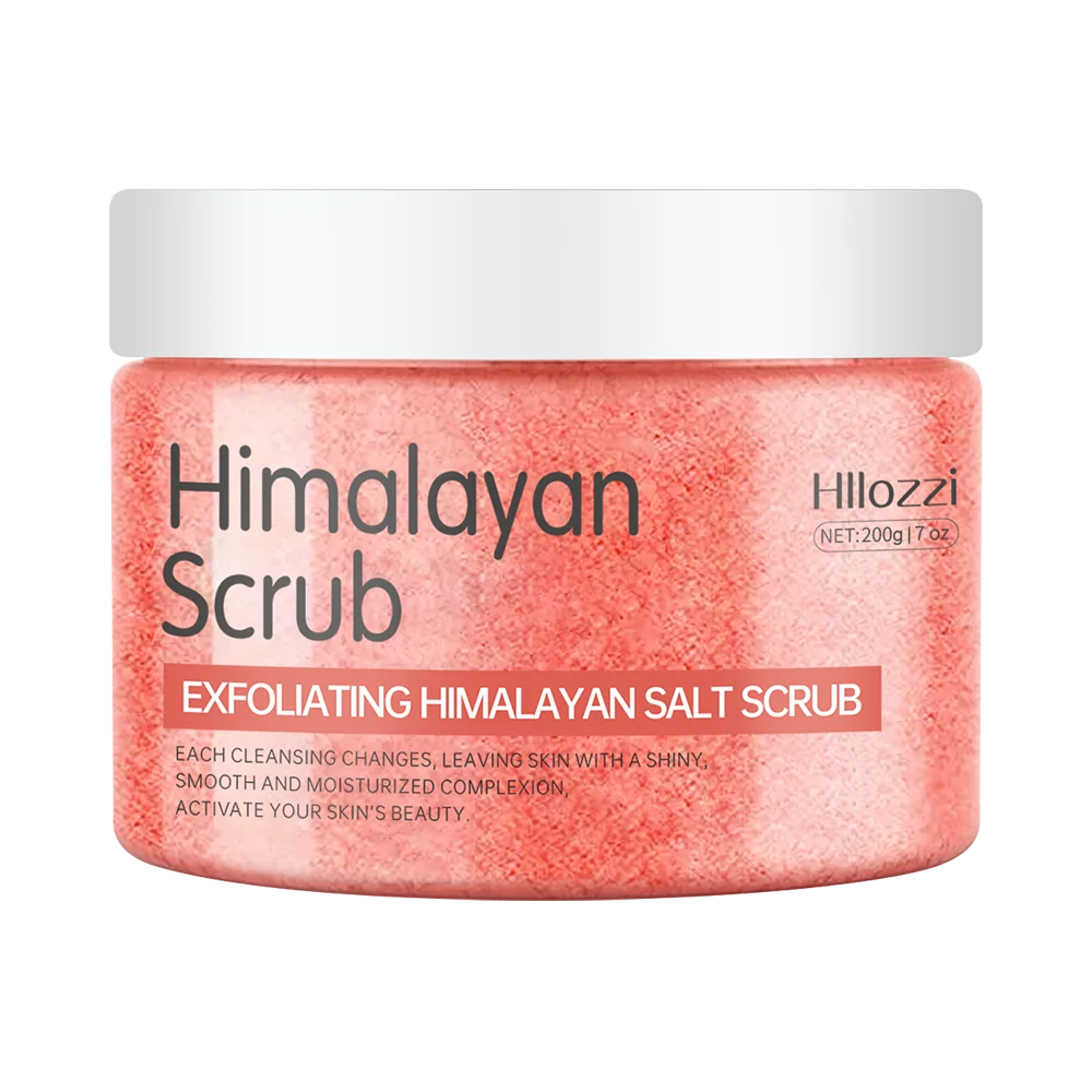 Himalayan salt scrub skin cleanser