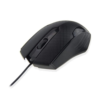 Durable Wired Gaming Mouse, Ergonomic, 3 Buttons, Optical, USB, Anti-Skid