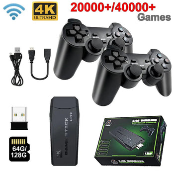 M8 4K Video Game Console Built-in 20000 Games Wireless Controller Gamepad Retro Handheld Game Player For PS1 Dropshipping