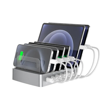Universal 72W 6 Port Multi Intelligent USB Charger Station