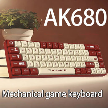 AK680 Hot Swap, Wired Mechanical Gaming Keyboard