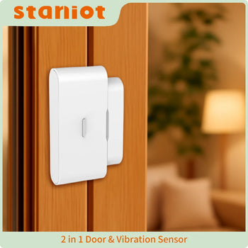 Staniot 433MHz Vibration Sensor & SOS Smart Home Security Alarm – Tuya Compatible