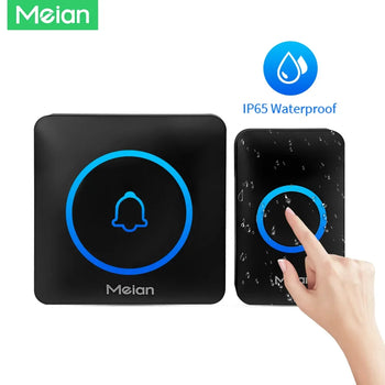 Meian Wireless Smart Doorbell. IP65 Waterproof, Outdoor Security with 60 Tones