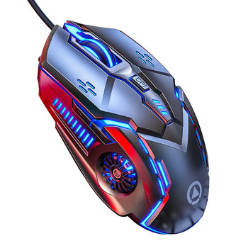 G5 Wired RGB Gaming Mouse 6 Buttons Silent 3200 DPI 4-Speed for PC/Laptop
