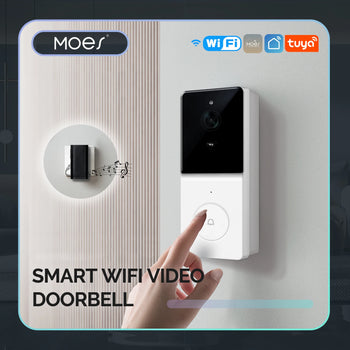 MOES Tuya 1080P Smart WiFi Video Doorbell, with Wireless 2-Way Audio Intercom and Night Vision