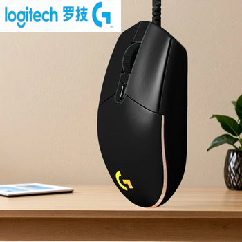 Logitech G102/G304 White 2nd Gen RGB Gaming Mouse, 6 Keys, 8000 DPI, Wired/Wireless