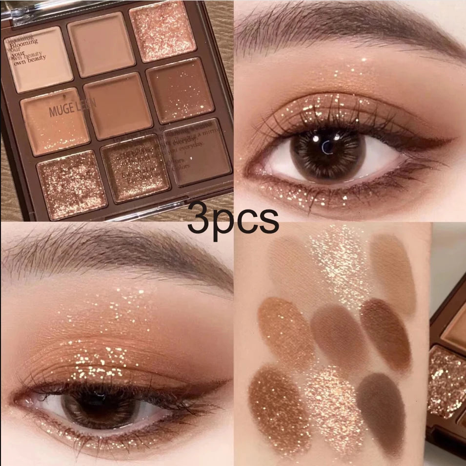 Nine-color chocolate eye shadow