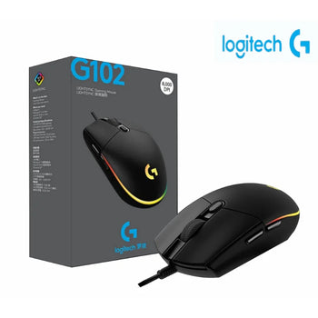 Logitech G102 Gaming Mouse RGB, 200-8000 DPI, Lightweight Ergonomic Design
