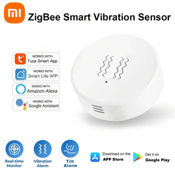 Xiaomi Smart Vibration Tilt Sensor – Real-Time Door & Window Alarm, Smart Home Security