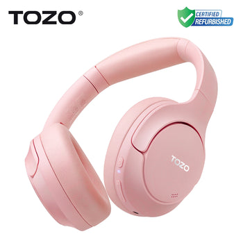 Refurbished TOZO Hi-Res Over Ear Headphones with Mic Hybrid Active Noise Cancellation