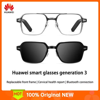 Huawei smart glasses third generation pilot open listening Bluetooth headset glasses smart broadcast black technology multi-func