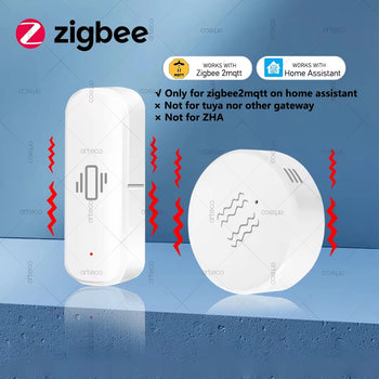 Smart Zigbee Vibration & Tilt Sensor for Home Security Automation