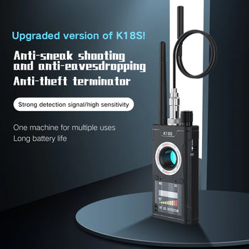Hidden Camera Detector Anti-Spy Wireless Bug & GPS Signal Scanner