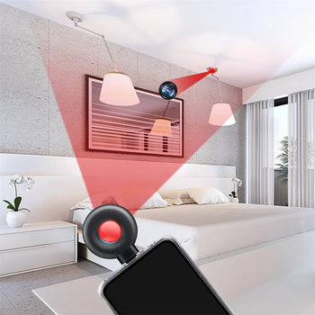 Portable Anti-Surveillance Camera & Wireless Infrared Detector for Hotel Scanning