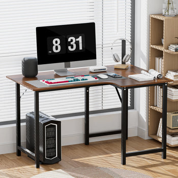 L Shaped Computer Desk, Writing, Study, Office, Gaming Table with Modern Simple Style