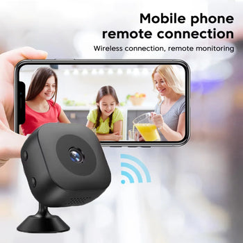 4K Mini Security Camera WiFi Full-Color Night Vision Motion Detect Waterproof