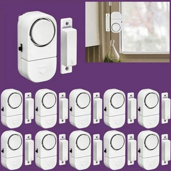 Wireless Door & Window Alarm Home Security Magnetic Sensor Anti-Theft