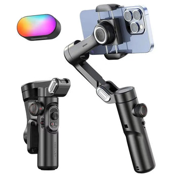 3-Axis Gimbal Stabilizer for Smartphone Foldable Handheld Phone Video Record Vlog Anti-Shake Stabilizer PTZ for iPhone Android