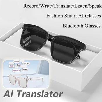 Smart Glasses AI Intelligent Translation Wireless Bluetooth Glasses With Real-time Simultaneous Interpretation Headset 2025 New