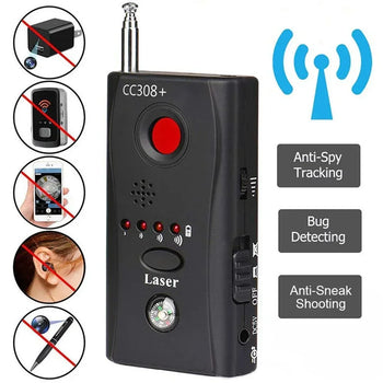 CC308 Hidden Camera Detector RF Bug Finder GPS GSM Wireless Signal Scanner