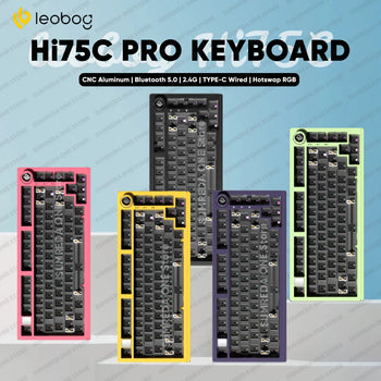 Leobog Hi75C Hi75C Pro Hi75 Wireless 81Keys Gaming Keyboard, Hotswap