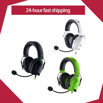 New Razer BlackShark V2 X Wired Esports Headset with Advanced Passive Noise Cancellation