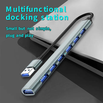 USB 3.0 HUB 7 USB Ports Multi Splitter HUB Adapter OTG Type C or USB male port optional  For  PC Laptop Computer Phone accessory