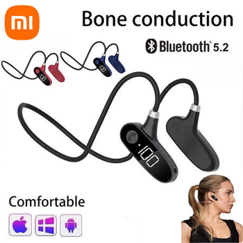 Xiaomi H18 Bone Conduction Wireless Earphone Sport Swimming 5.2 Bluetoot Headphone Hand-free With Mic For Running Earbuds