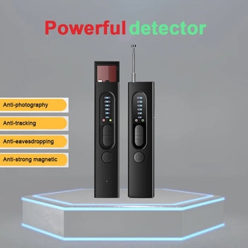 Portable Anti-Spy Signal Detector & Camera Finder with Infrared Scanner and Alarm